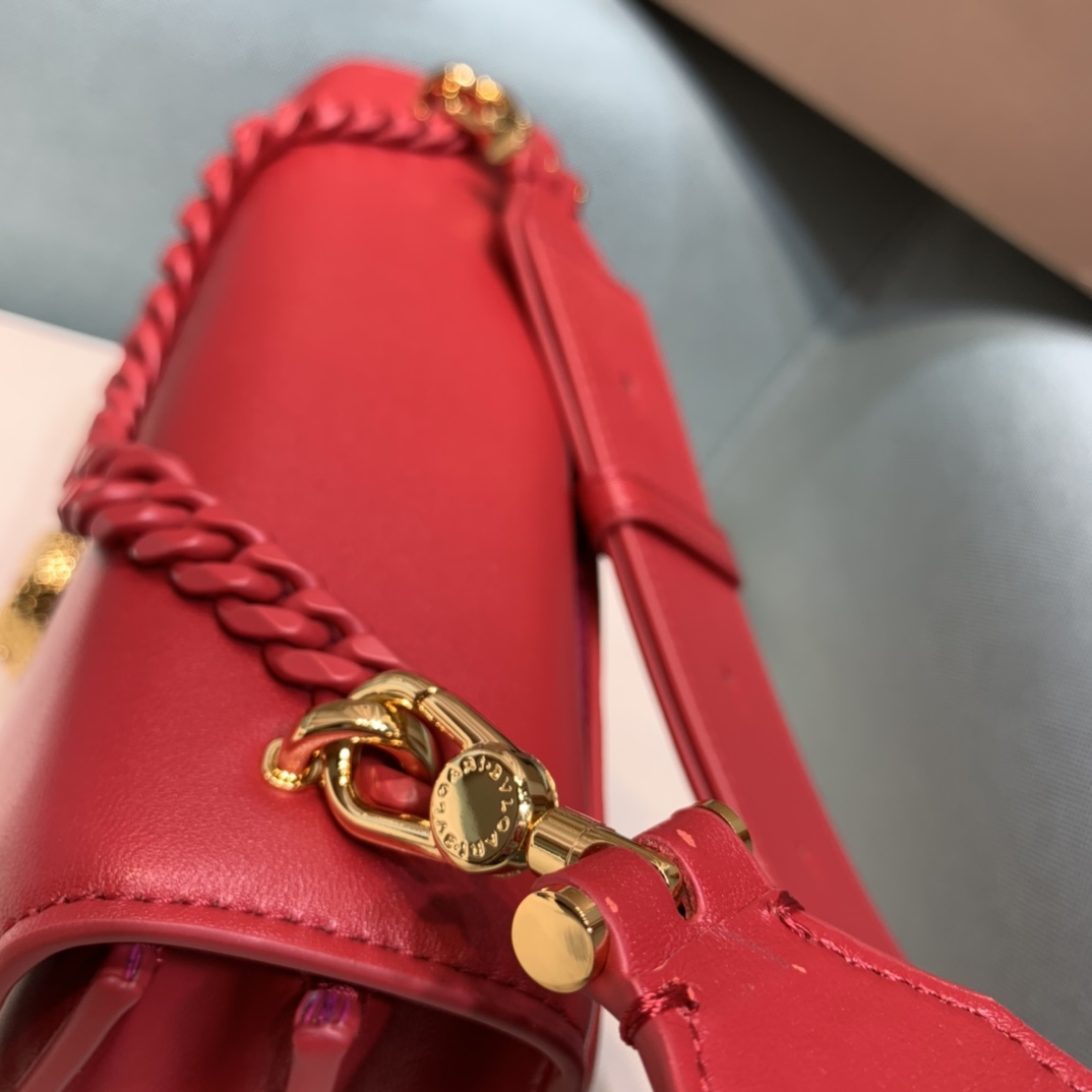 B*vlgari Top Bag 25×14.5×9cm