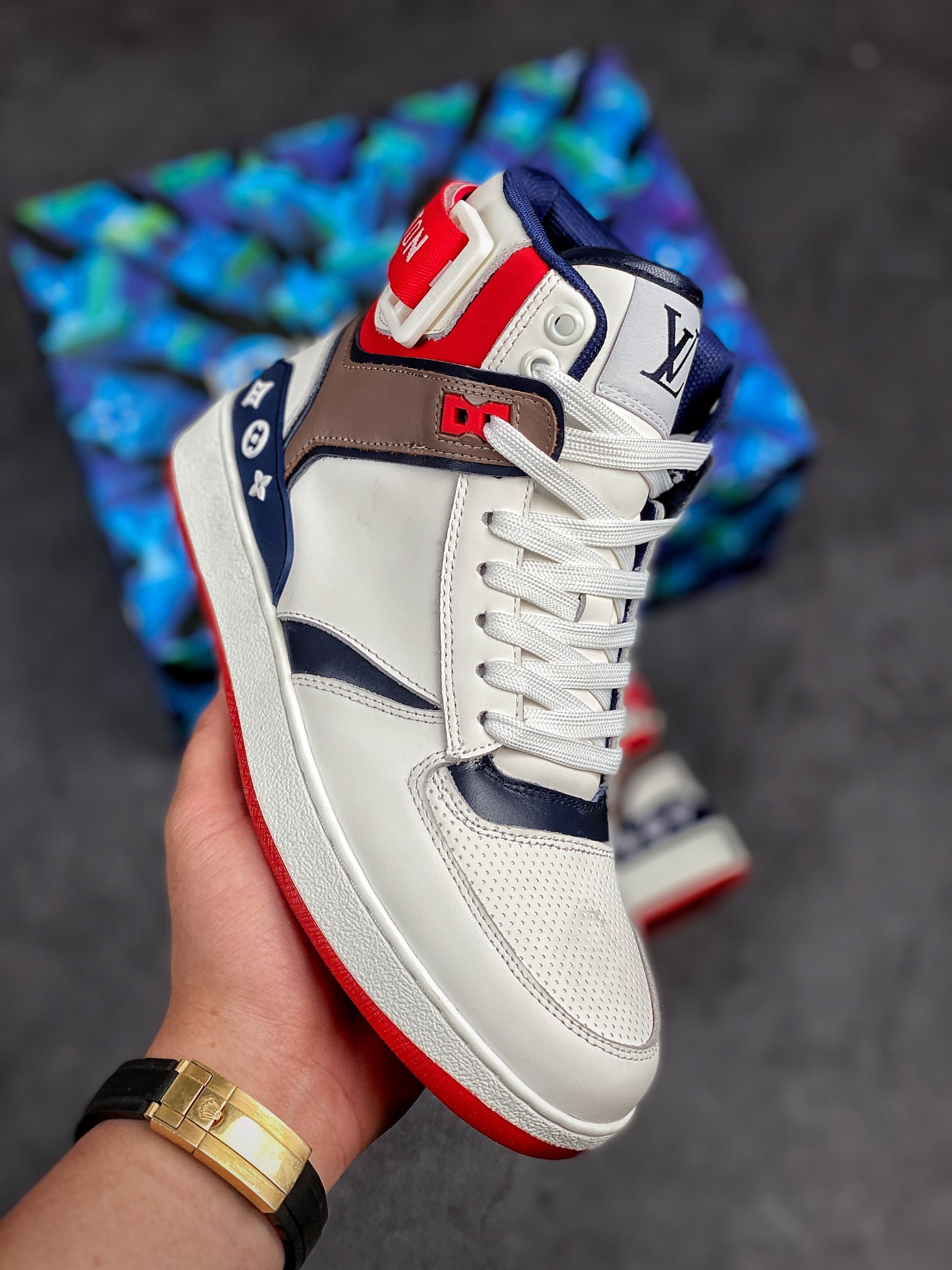 Men L*ouis V*uitton Top Sneaker