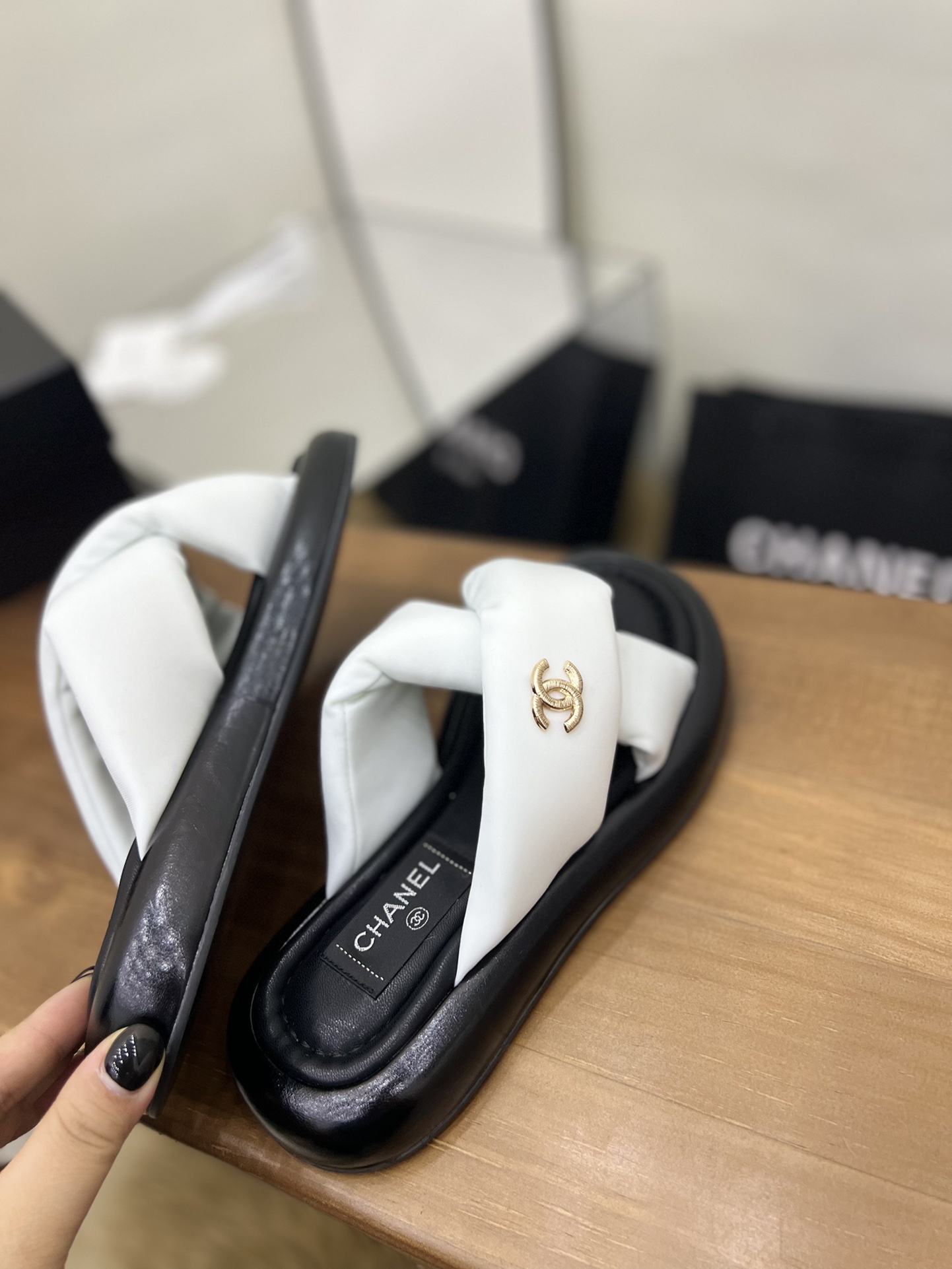 Women C*hanel Top Sandals