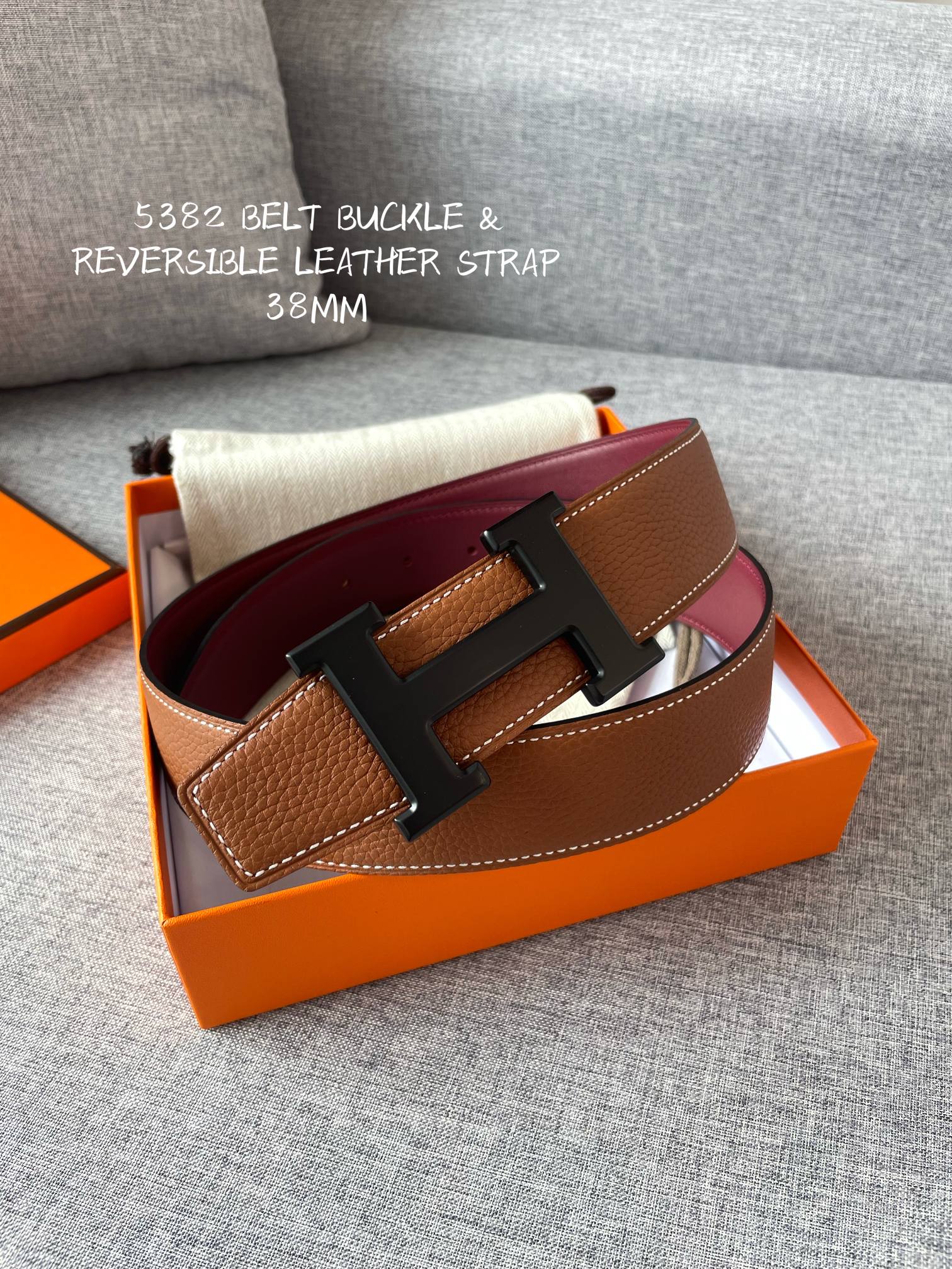 H*ermes Belts Top Quality 3.8CM