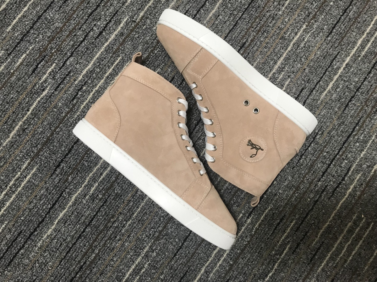 C*ristian L*uboutin Suede Leather Sneaker