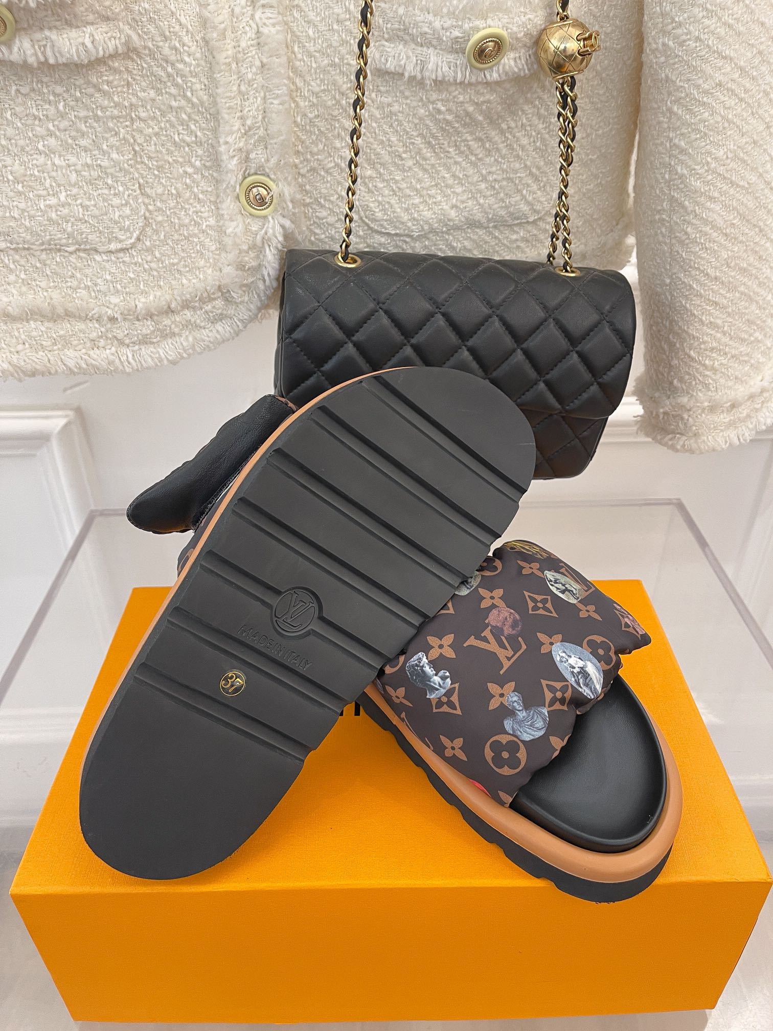 Men Women L*ouis V*uitton Top Sandals