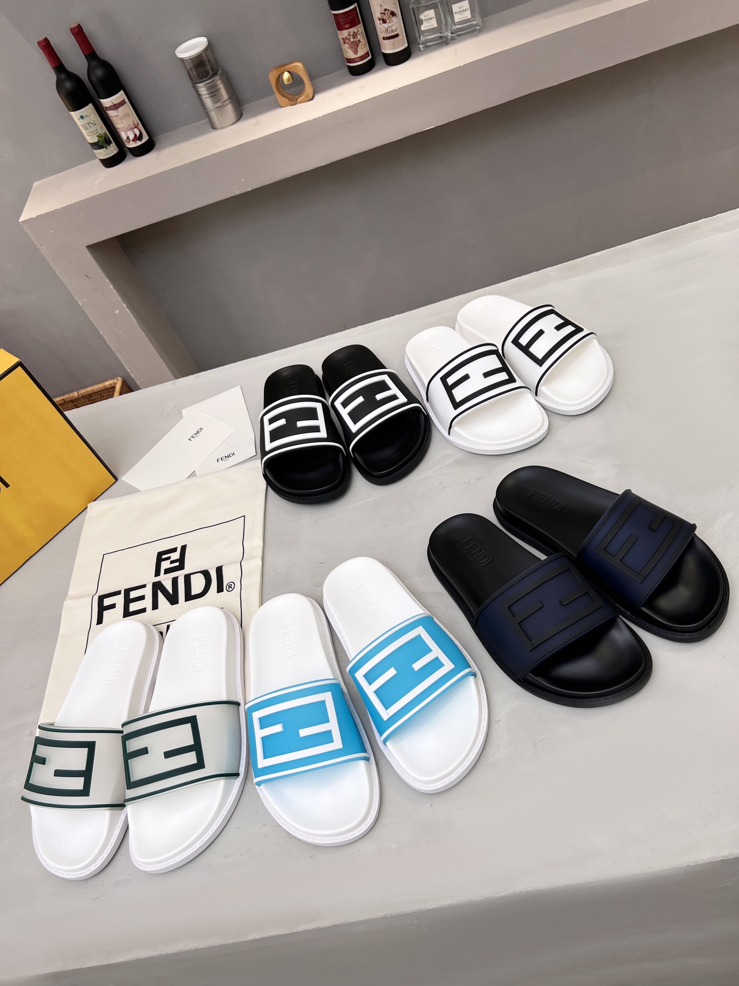 Men Women F*endi Sandals Top