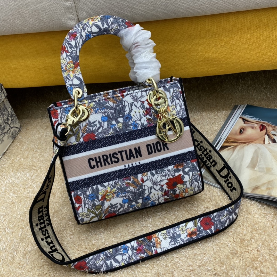 D*ior Top Bag 24*20*11cm