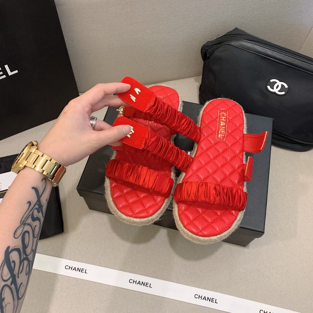 Women C*hanel Top Sandals