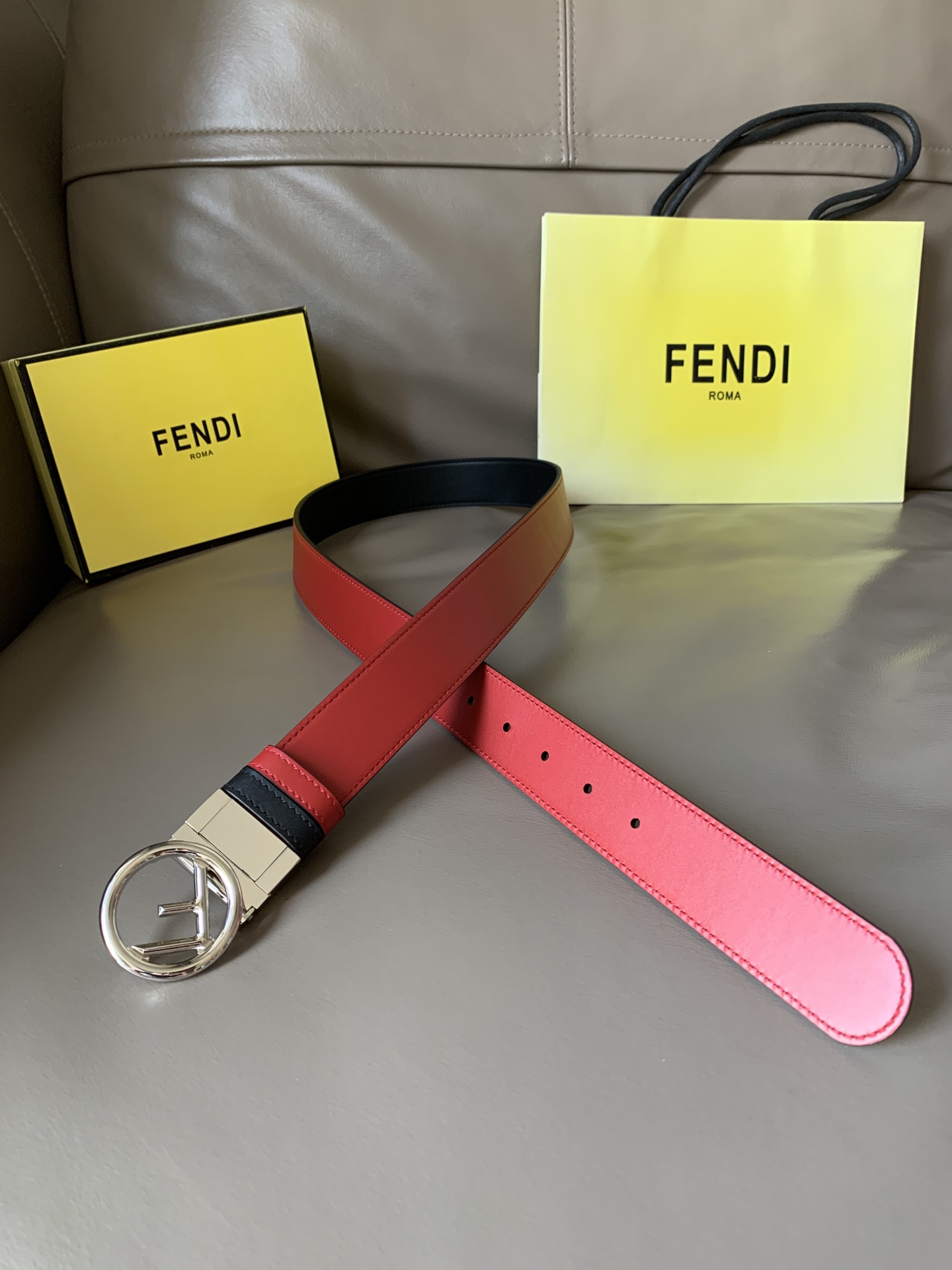 F*endi Belts Top Quality 34MM