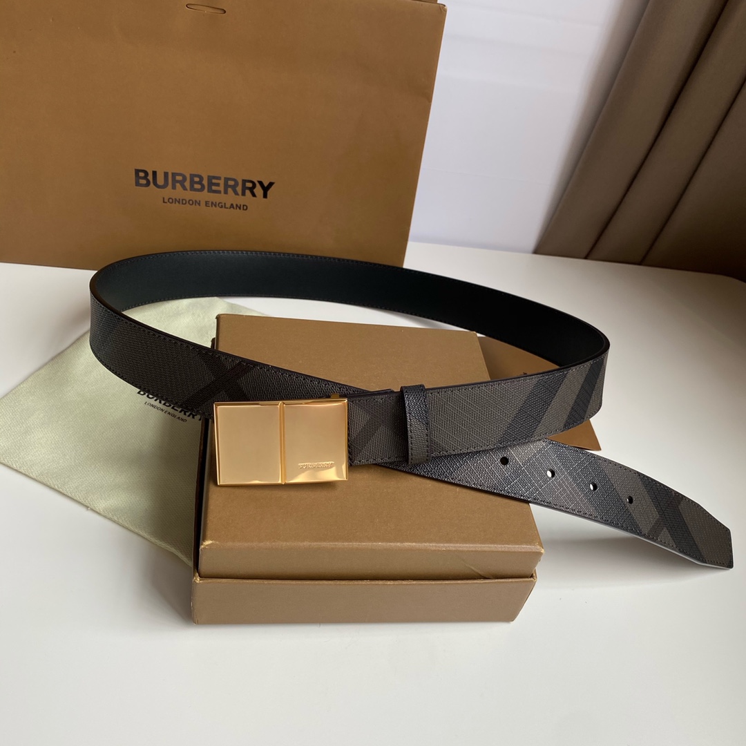 B*urberrry Belts Top Quality 35mm