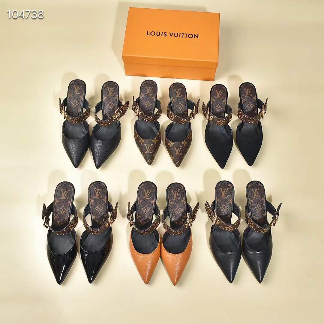 Women L*ouis V*uitton Top Slippers