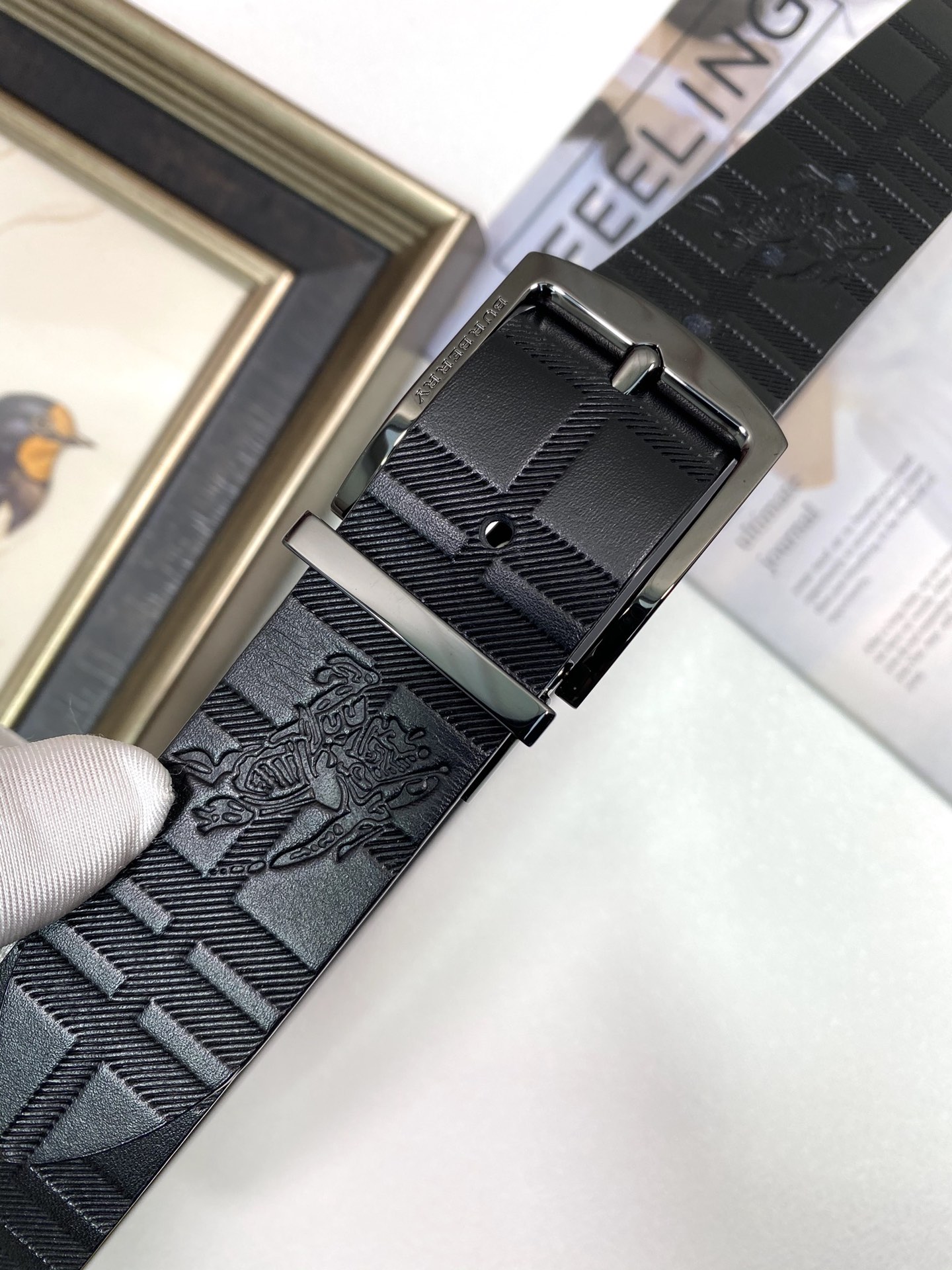 B*urberrry Belts Top Version 35MM