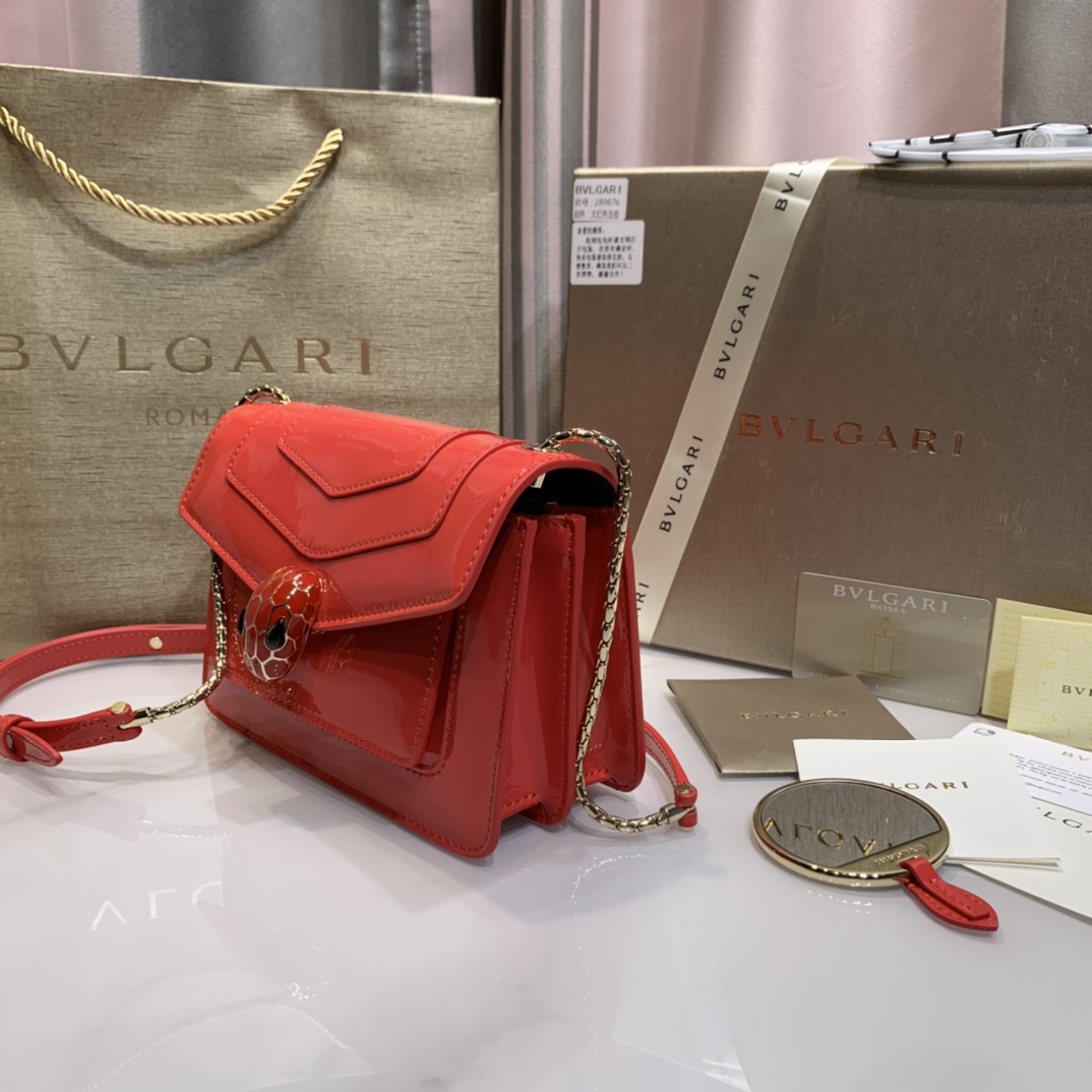 B*vlgari Top Bag 19*13*7cm