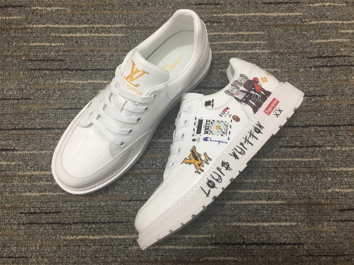 Men L*ouis V*uitton Top Sneakers