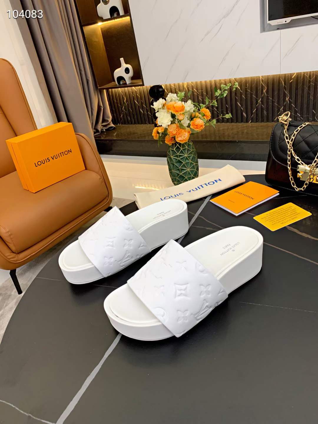 Women L*ouis V*uitton Top Slippers