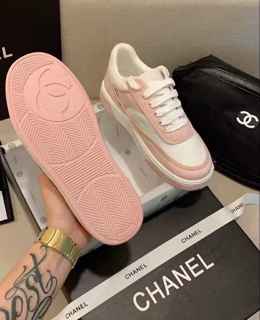 Men Women C*hanel Top Sneaker