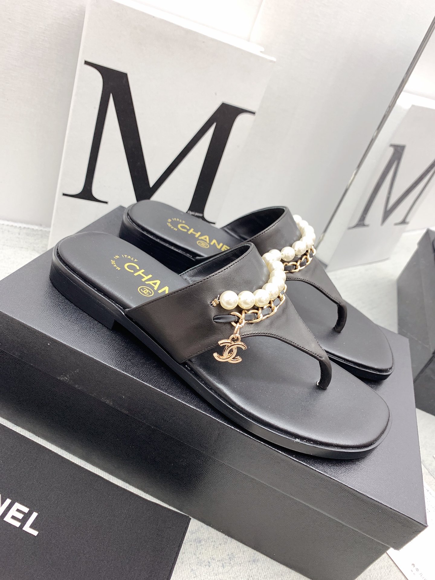 Women C*hanel Top Sandals