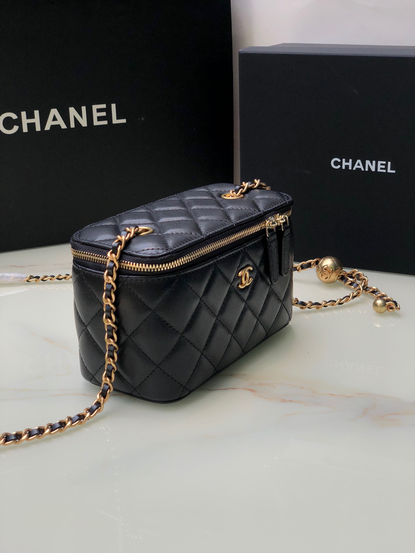 C*hanel Top Bag 17*9.5*8CM