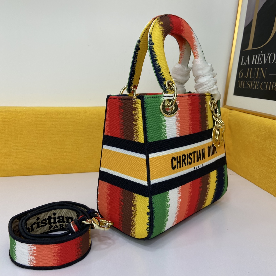 D*ior Top Bag 24*20*11cm