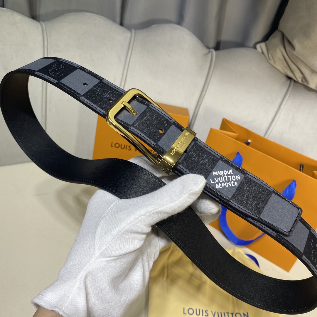 L*ouis V*uitton Belts Top Quality 35MM