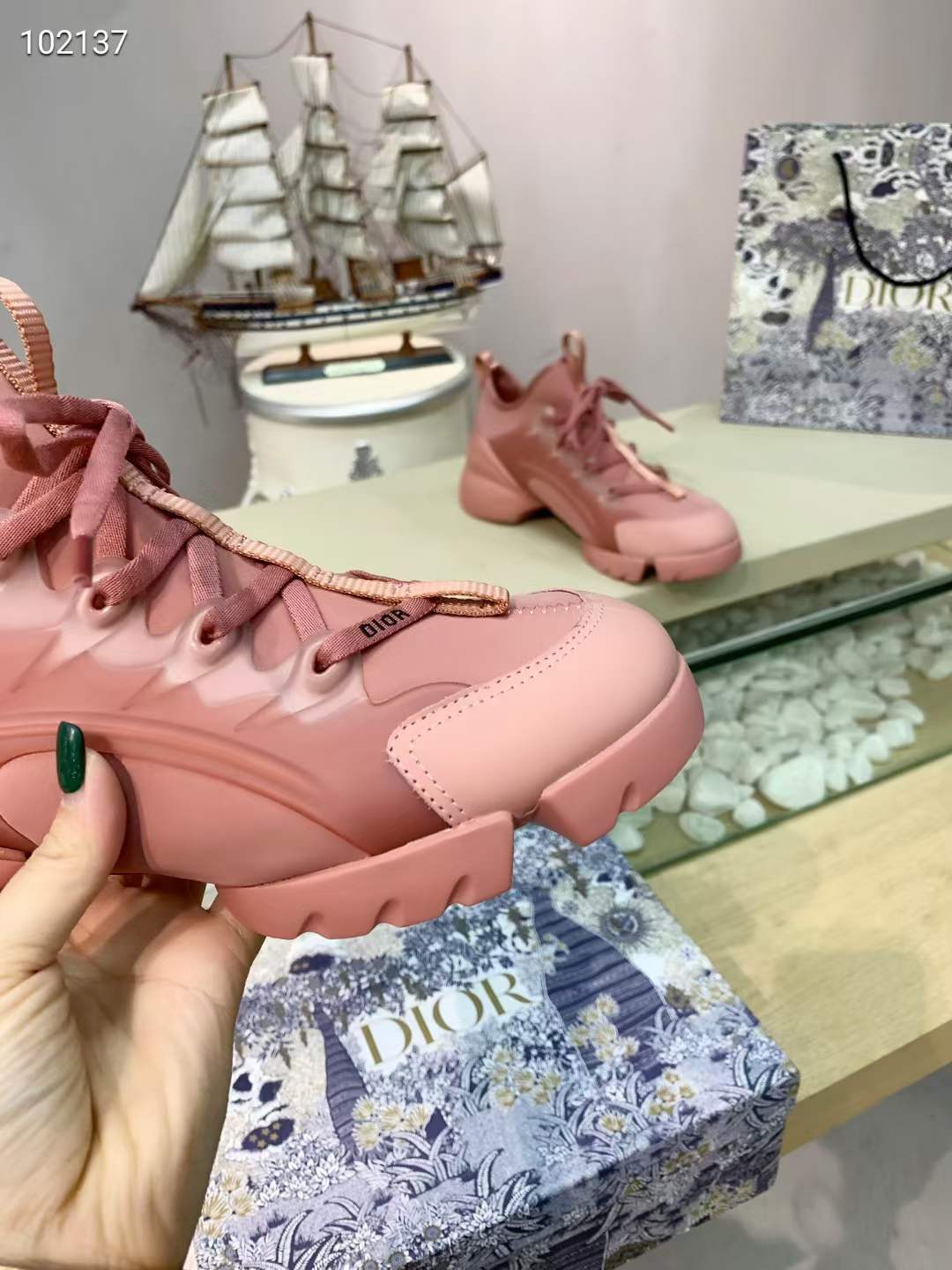 Men Women D*ior Top Sneaker