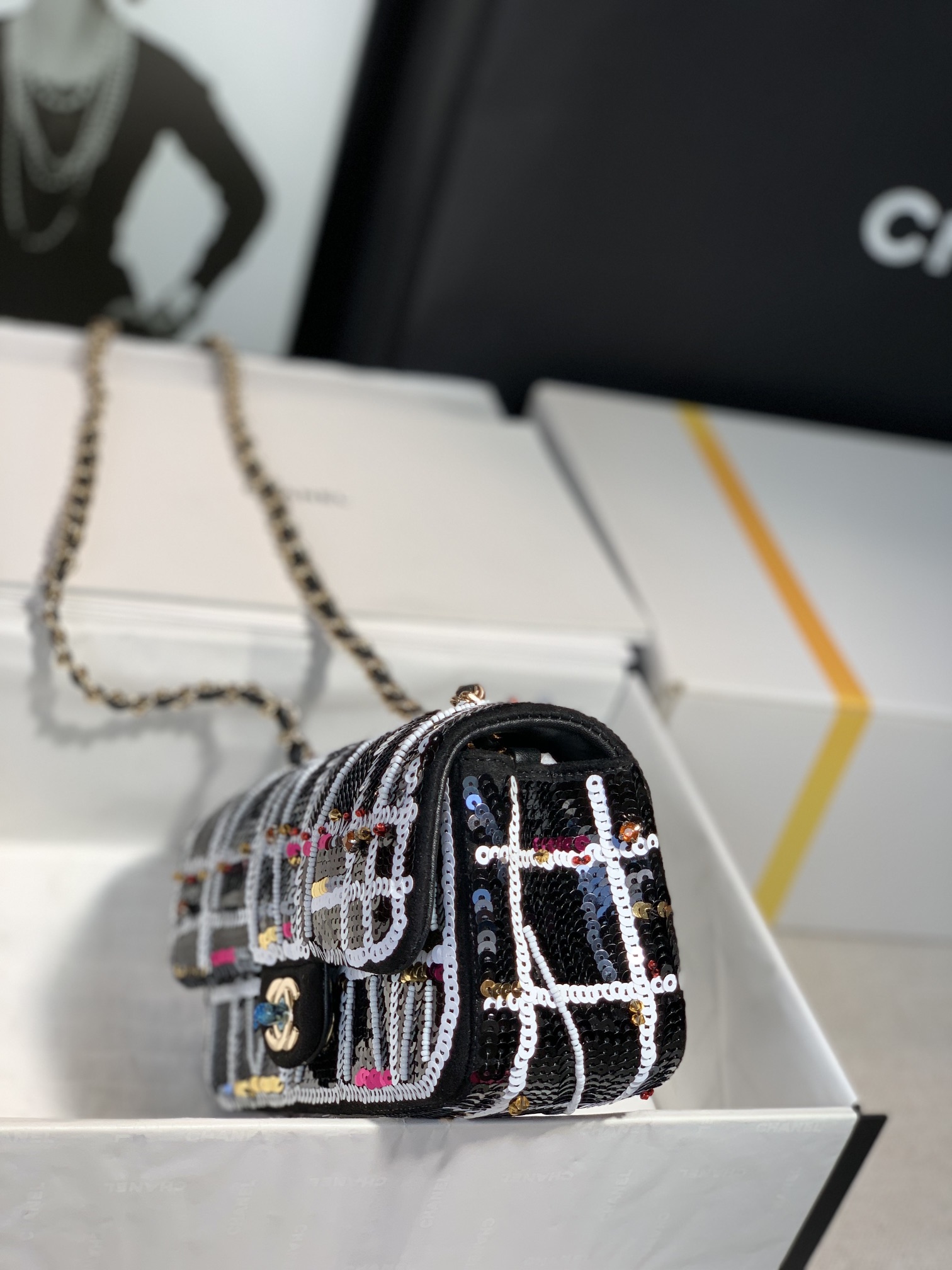 C*hanel Top Bag 19CM