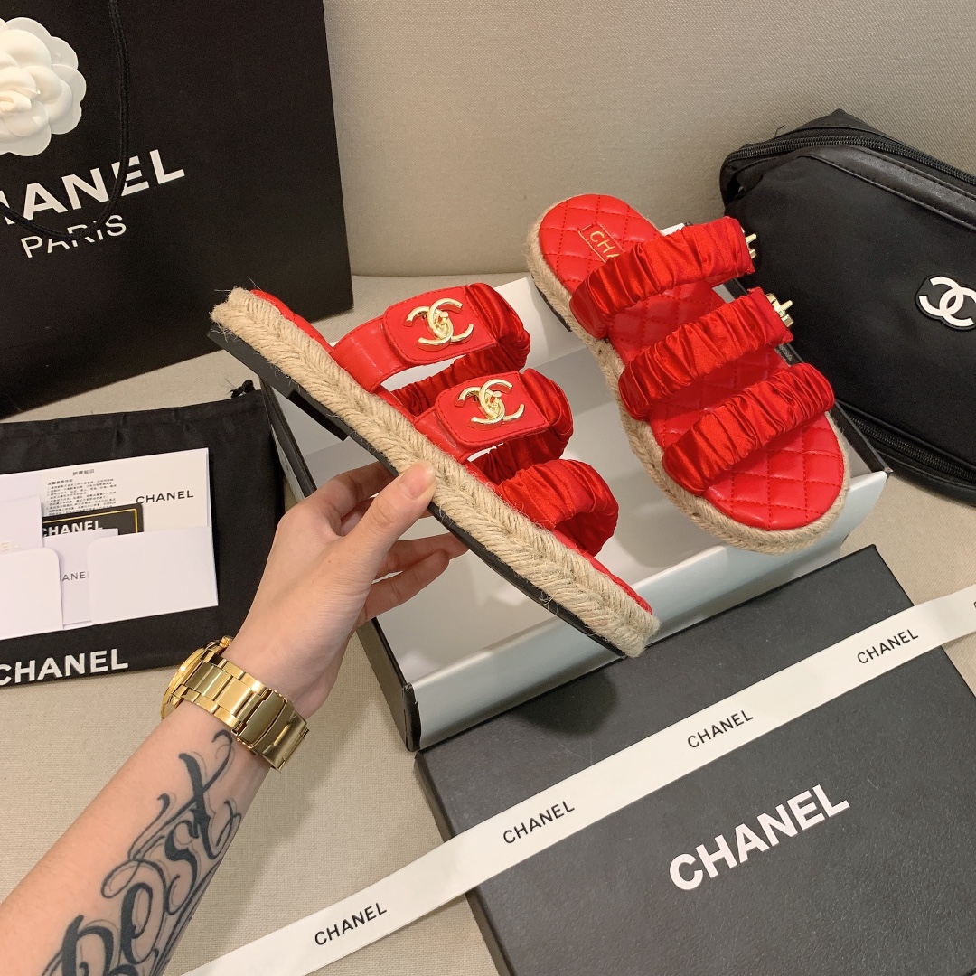 Women C*hanel Top Sandals