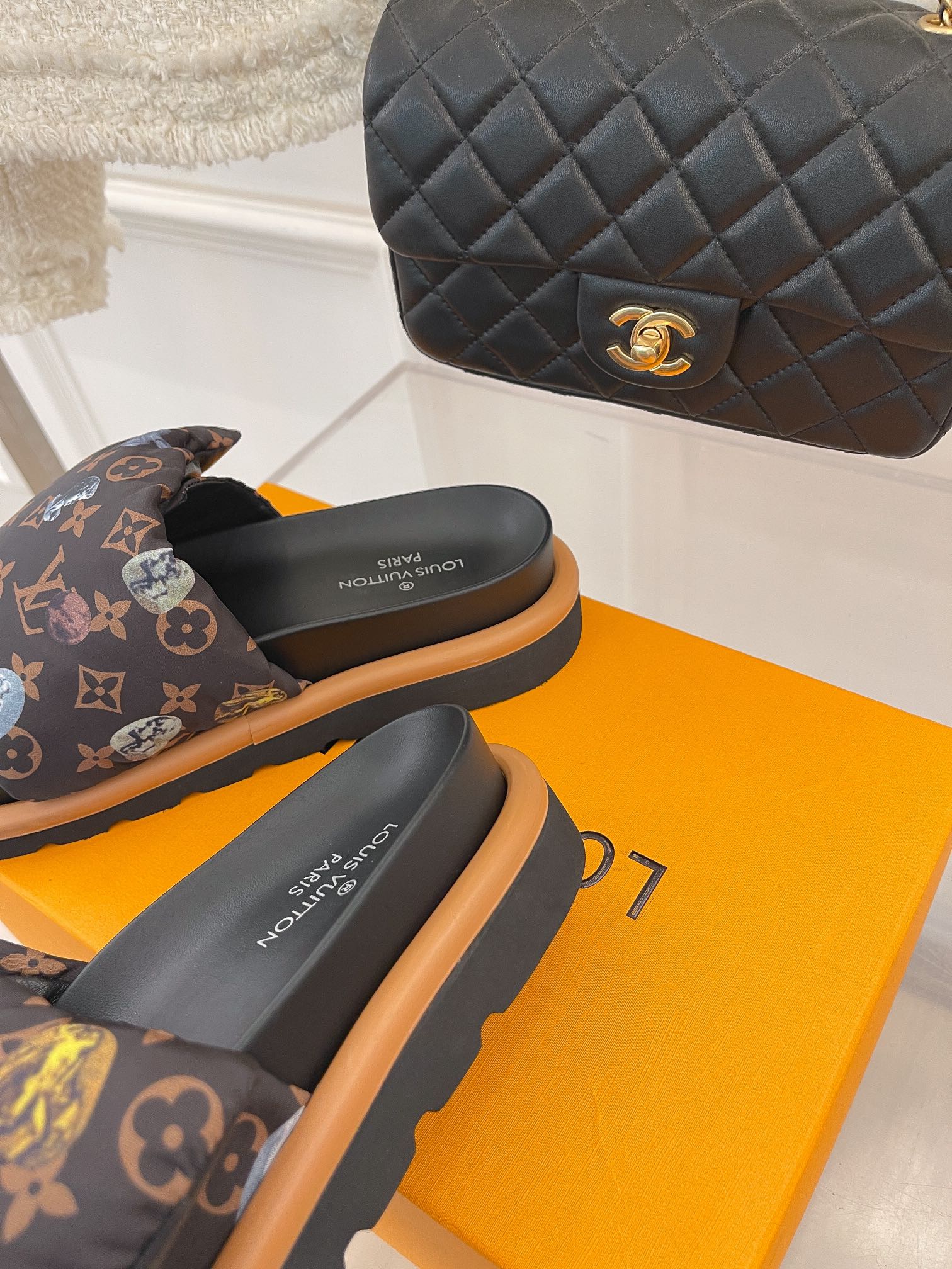 Men Women L*ouis V*uitton Top Sandals