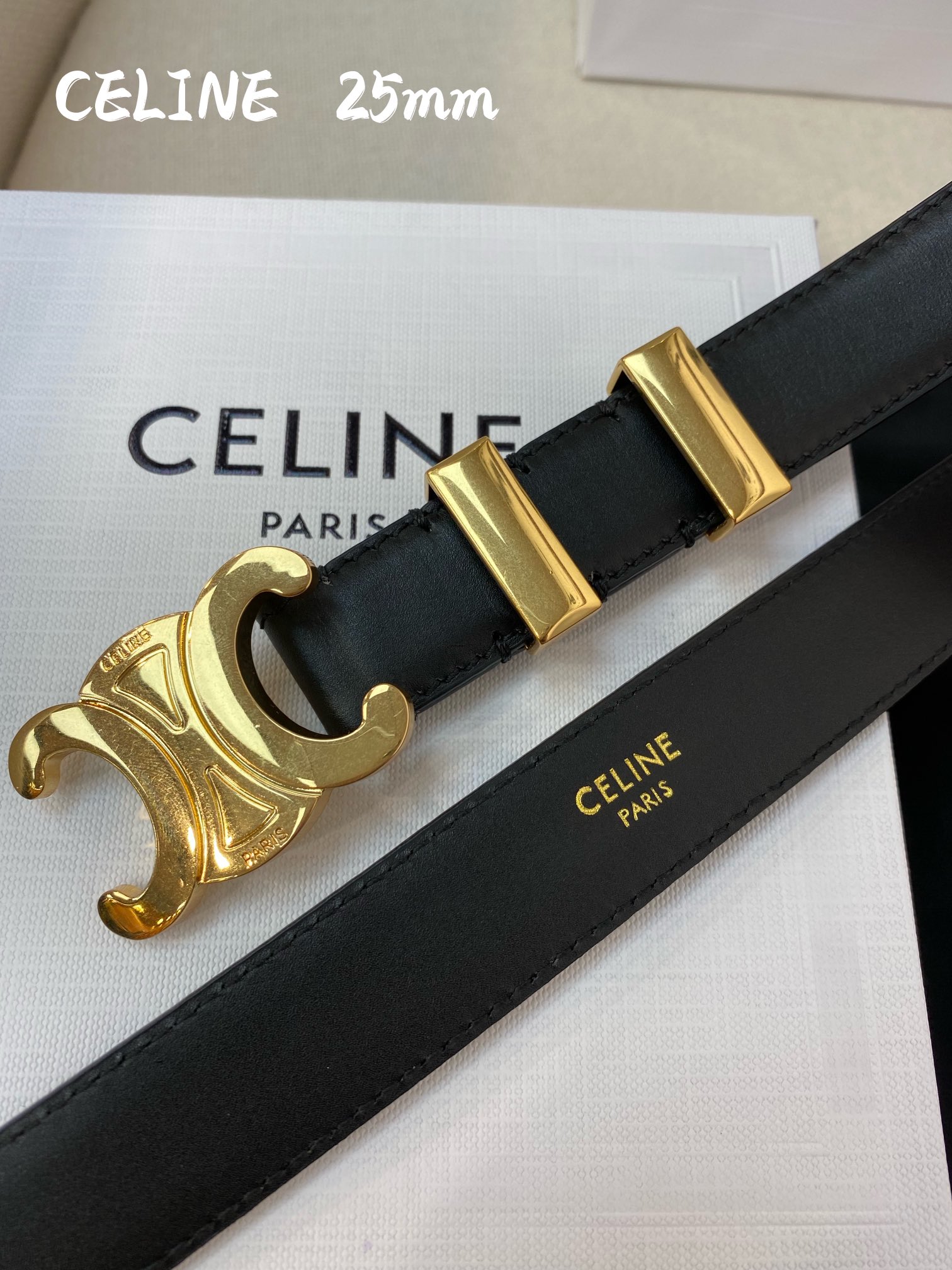 C* eline Belts Top Quality 25MM