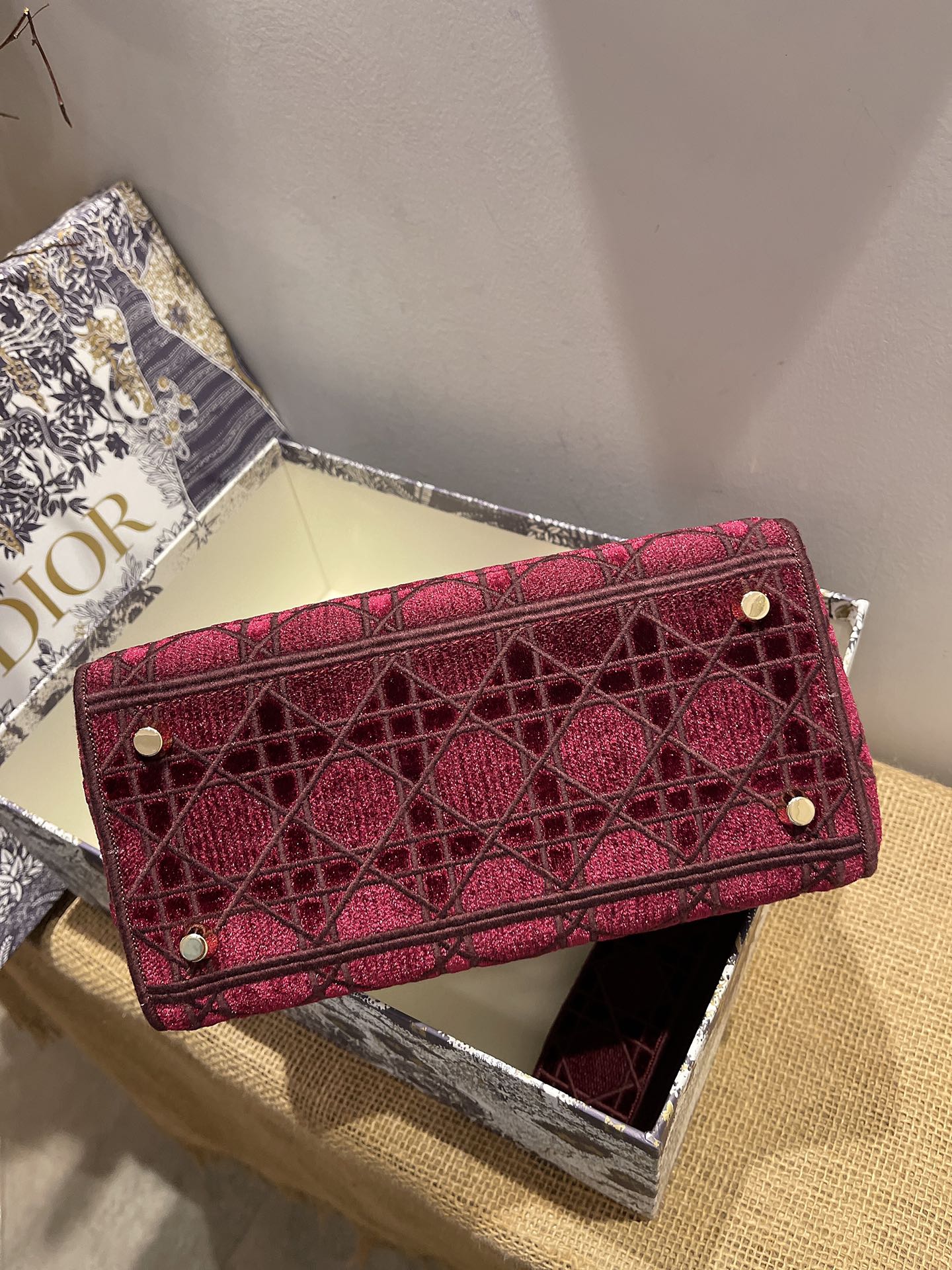 D*ior Top Bag 24*20*11cm