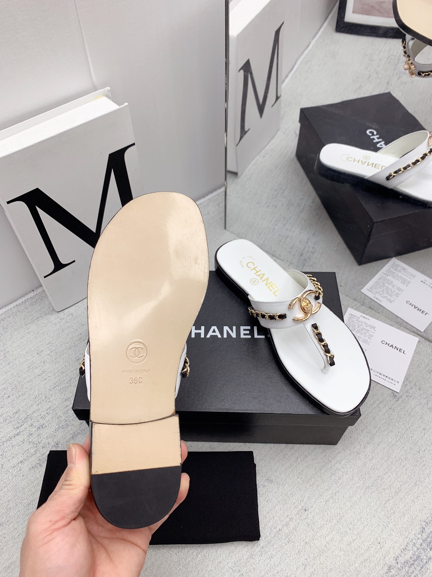 Women C*hanel Top Sandals