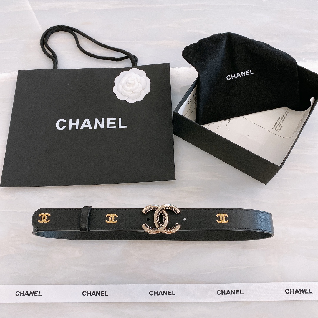 C*hanel Belts Top Quality 30MM