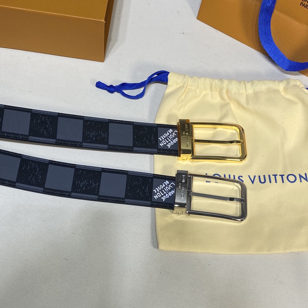 L*ouis V*uitton Belts Top Quality 35MM