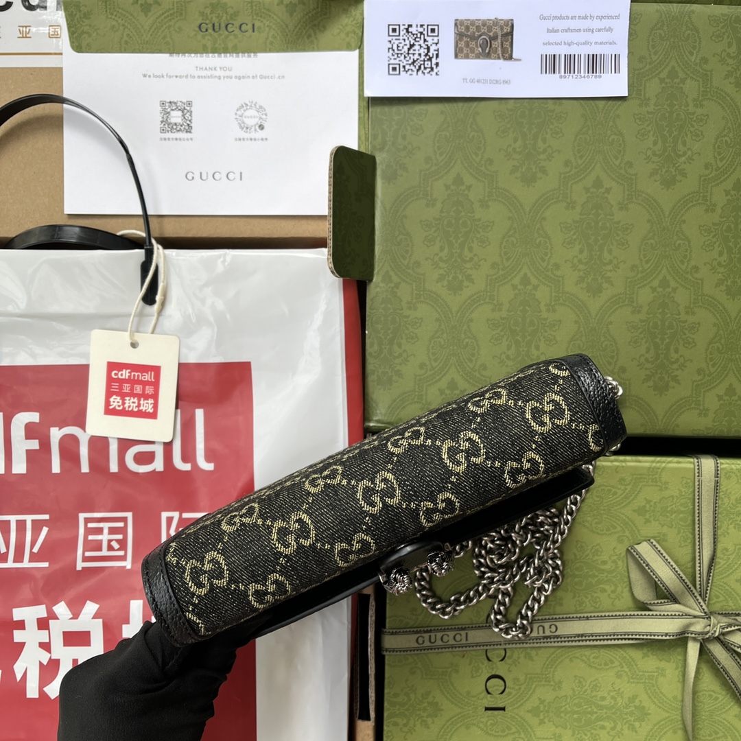 G*ucci Bag Top Quality 20*4*14CM