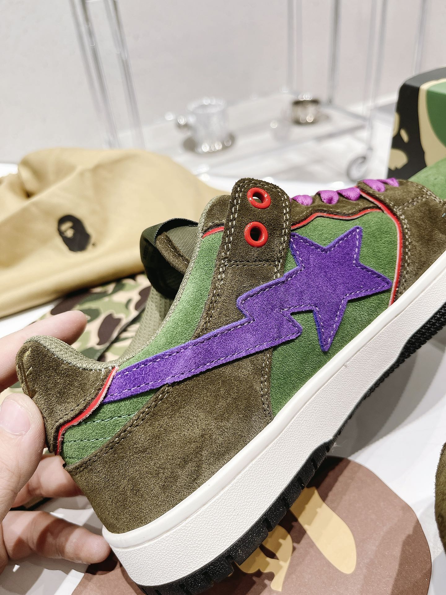 Men Women B*ape Top Sneaker