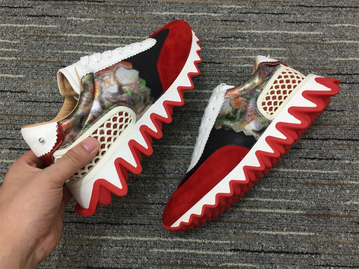 Men Women C*hristian L*ouboutin Top Sneakers
