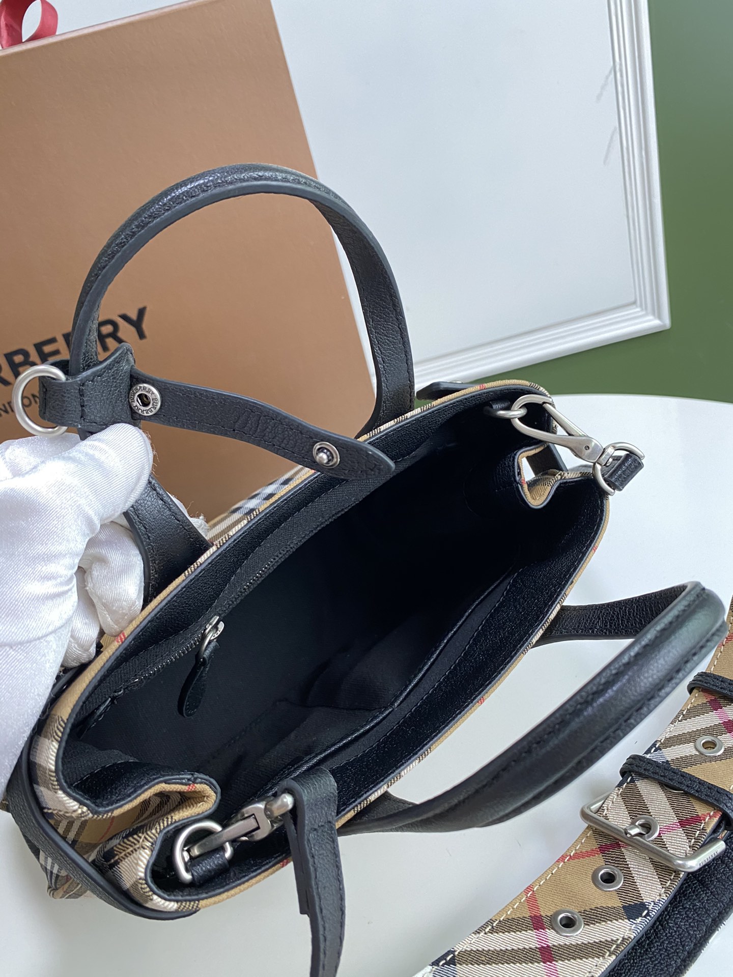 B*urberry Bag Top Quality 25*12*19cm