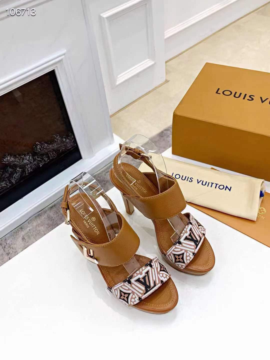 Women L*ouis V*uitton Top Slippers