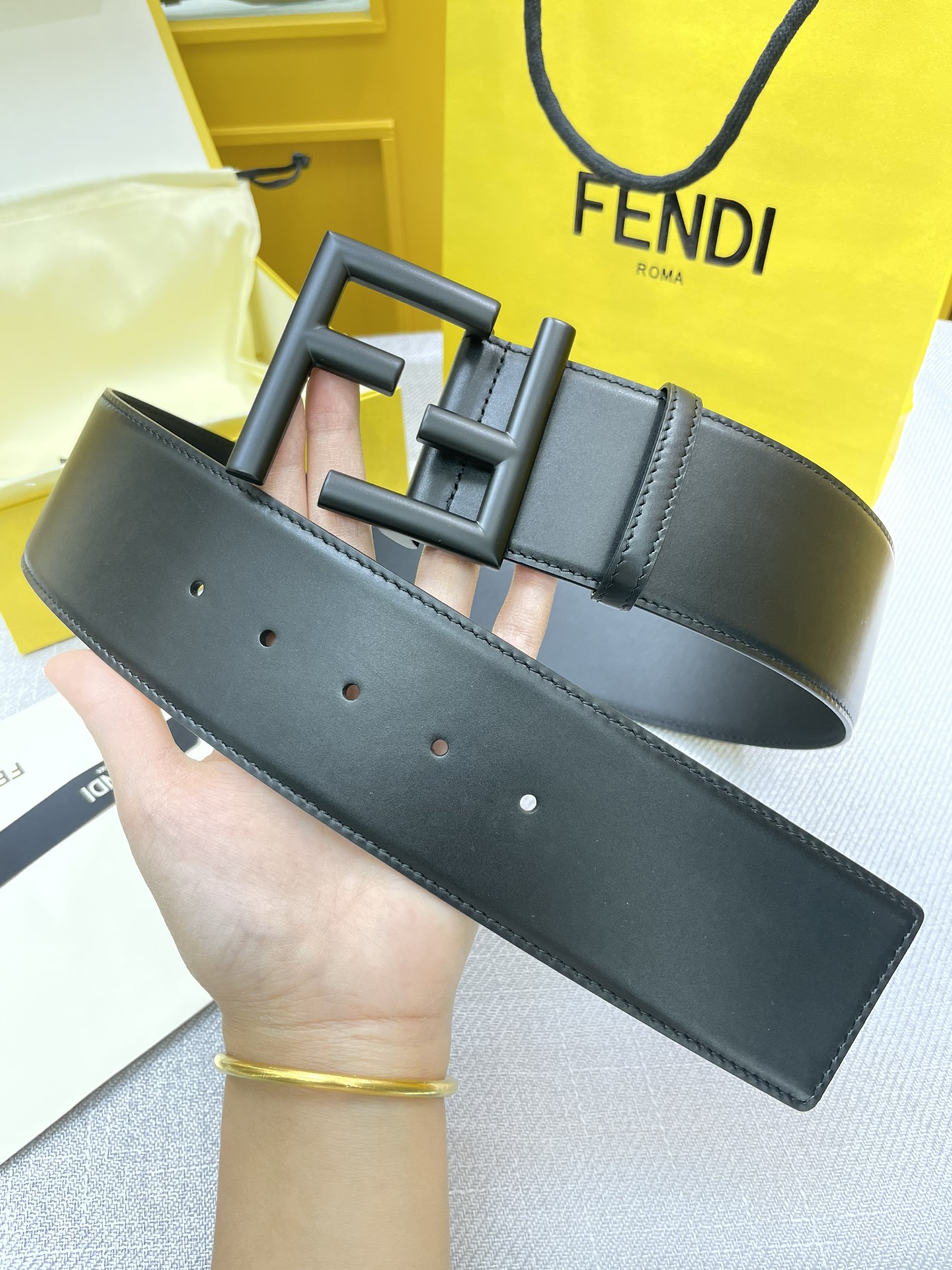 F*endi Belts Top Quality 60MM