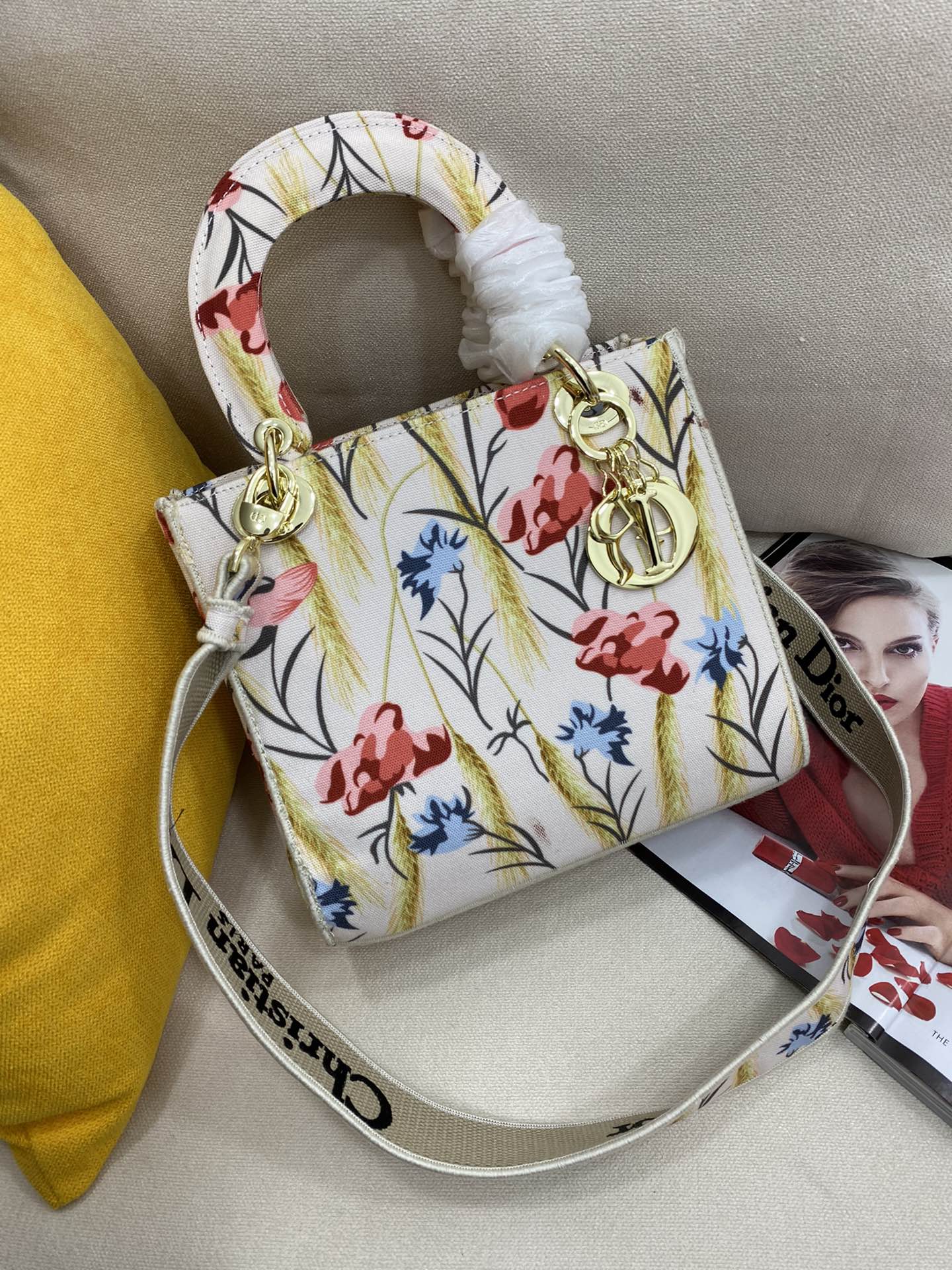 D*ior Top Bag 24*20*11cm