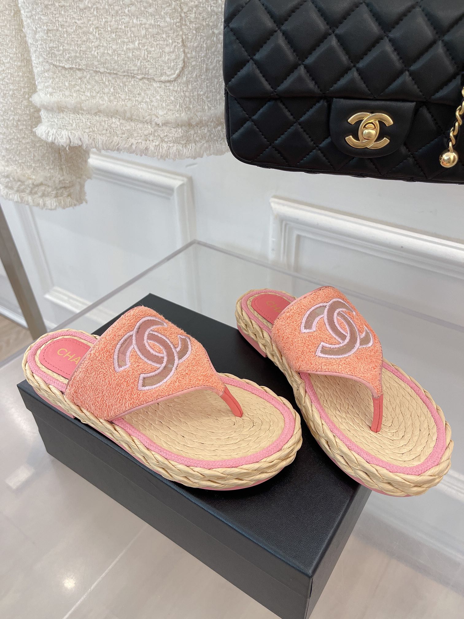 Women C*hanel Top Sandals