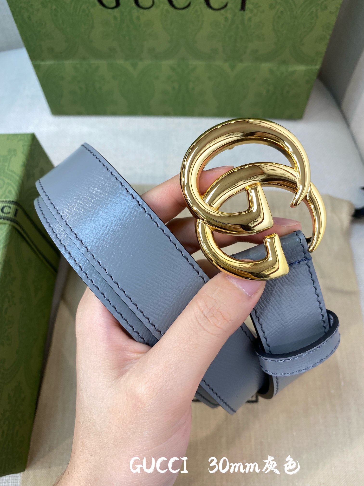 G*ucci Belts Top Quality 30MM