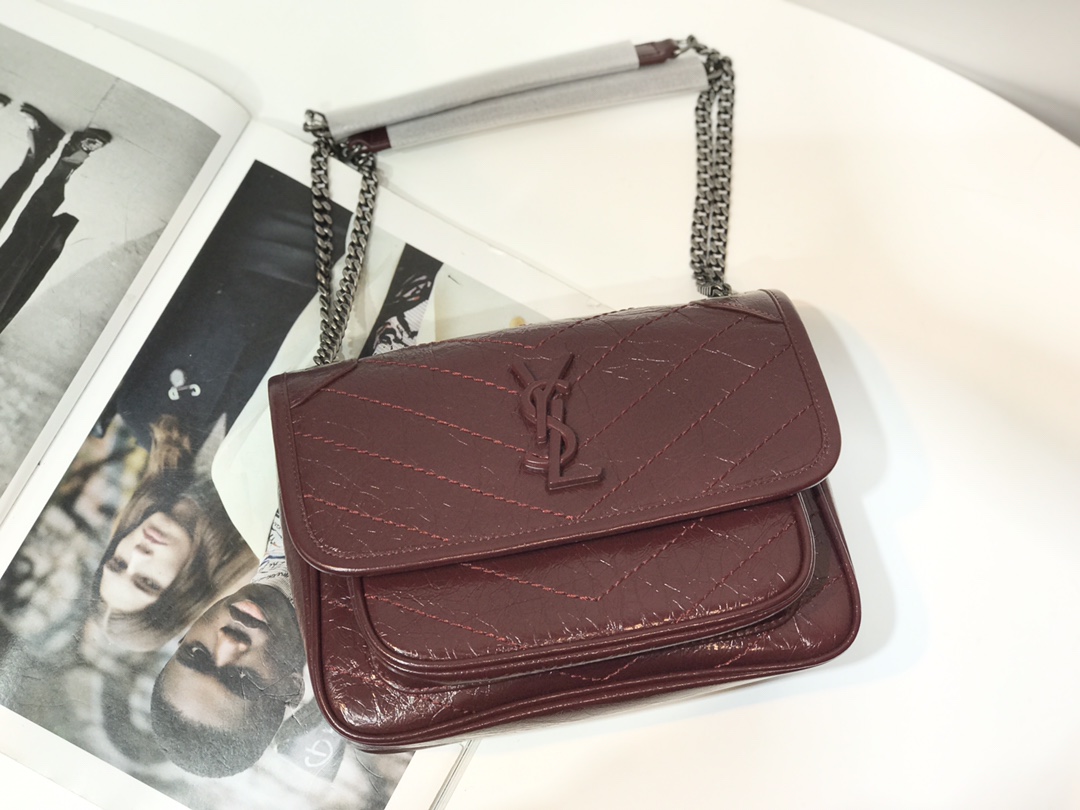 Y*SL Top Bag 22*16.5*7.5cm