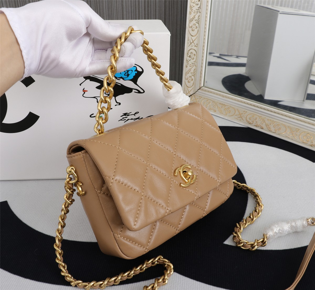 C*hanel Bag Top Quality 19*14*4cm