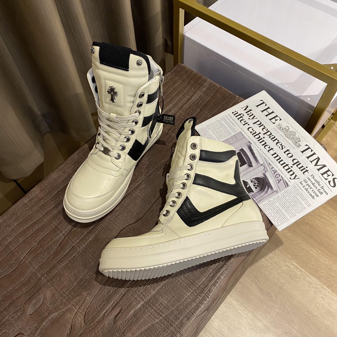 Men Women R*ick O*wens Top Sneaker