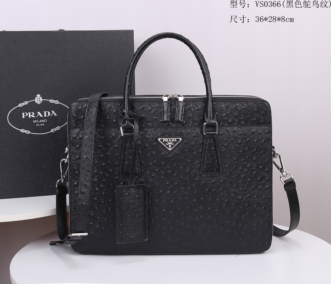 P*rada Top Bag 36*28*6.5cm