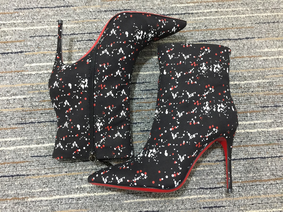 Women C*hristian L*ouboutin Top Boot