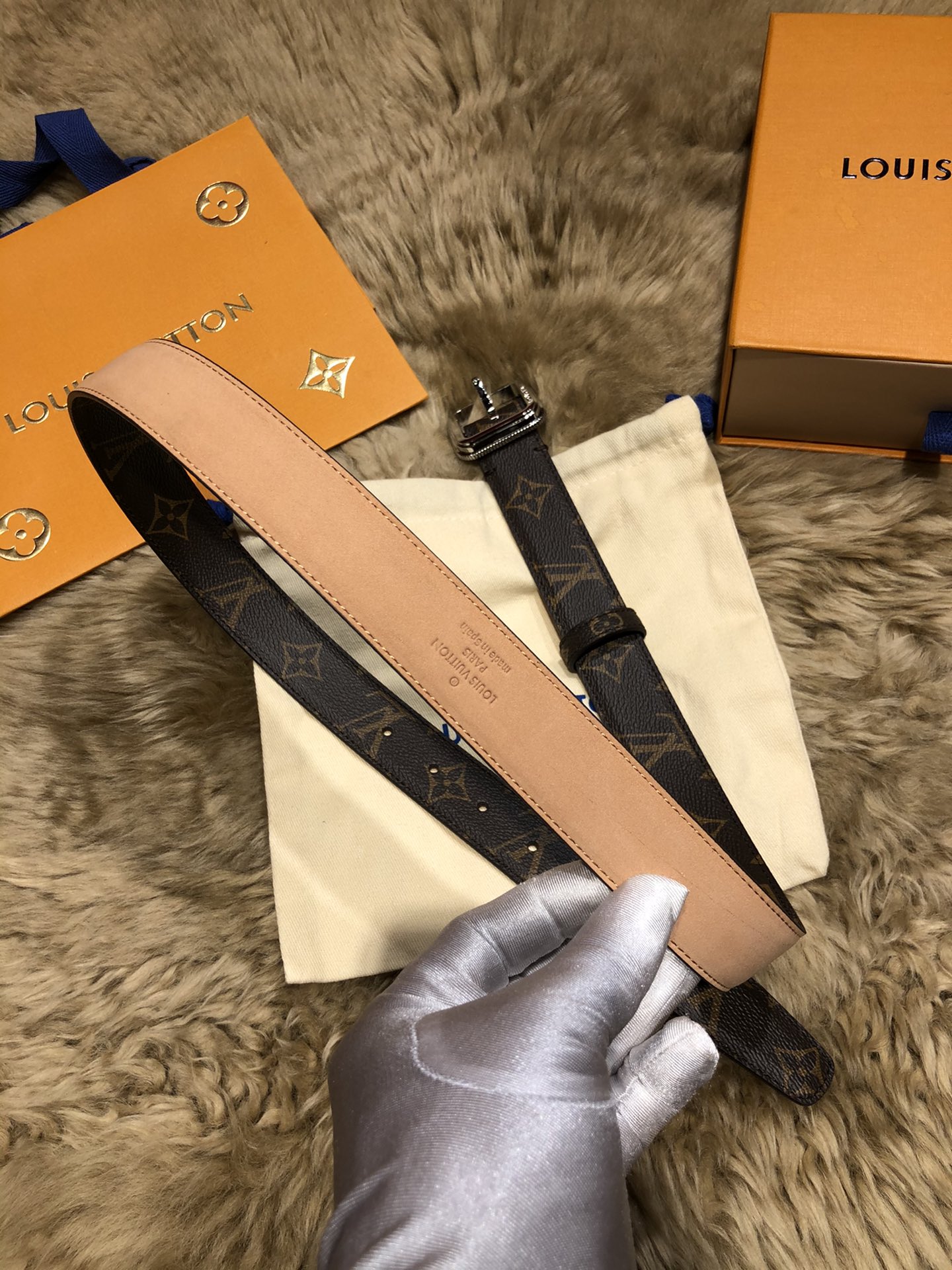 L*ouis V*uitton Belts Top Quality 30MM