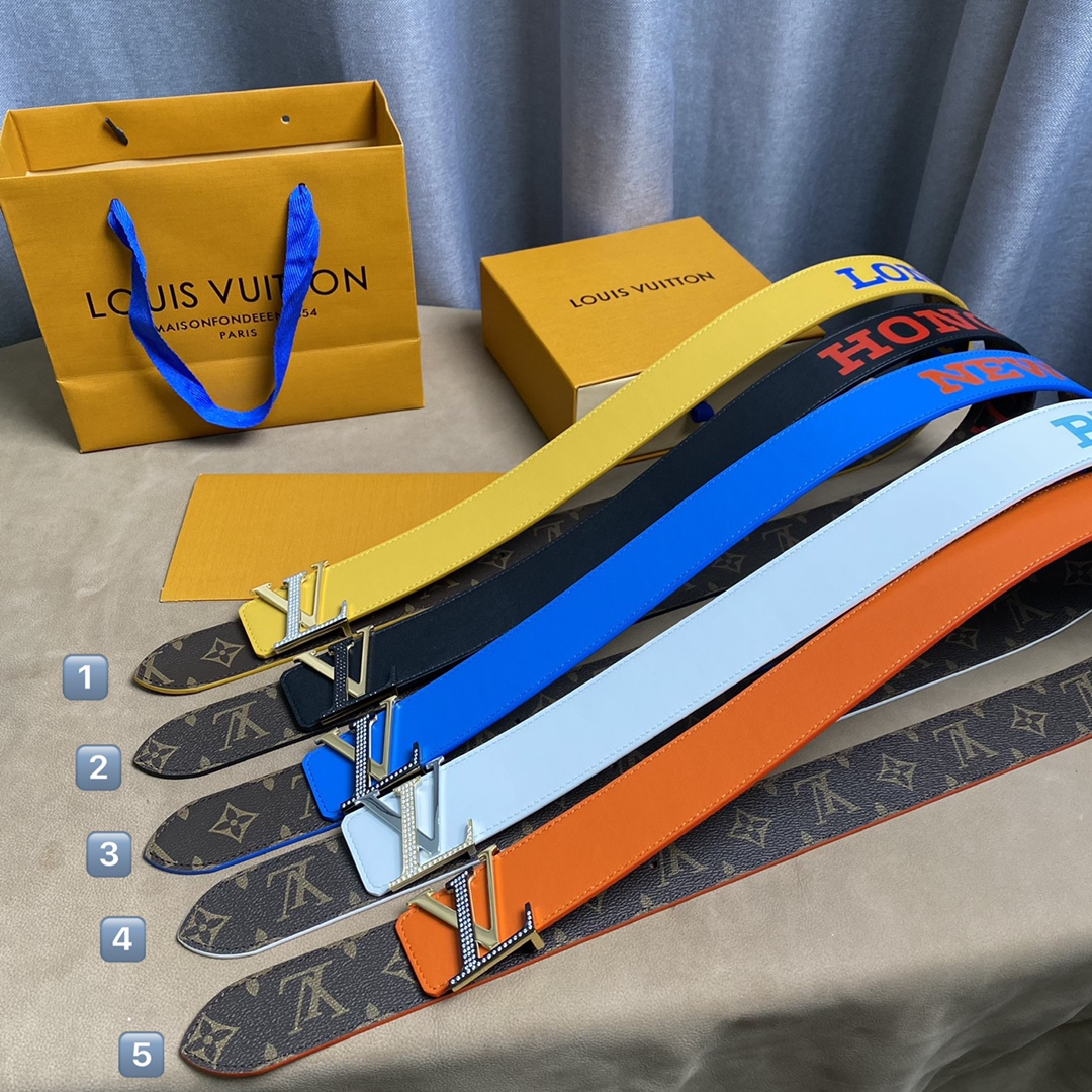 L*ouis V*uitton Belts Top Quality 40MM