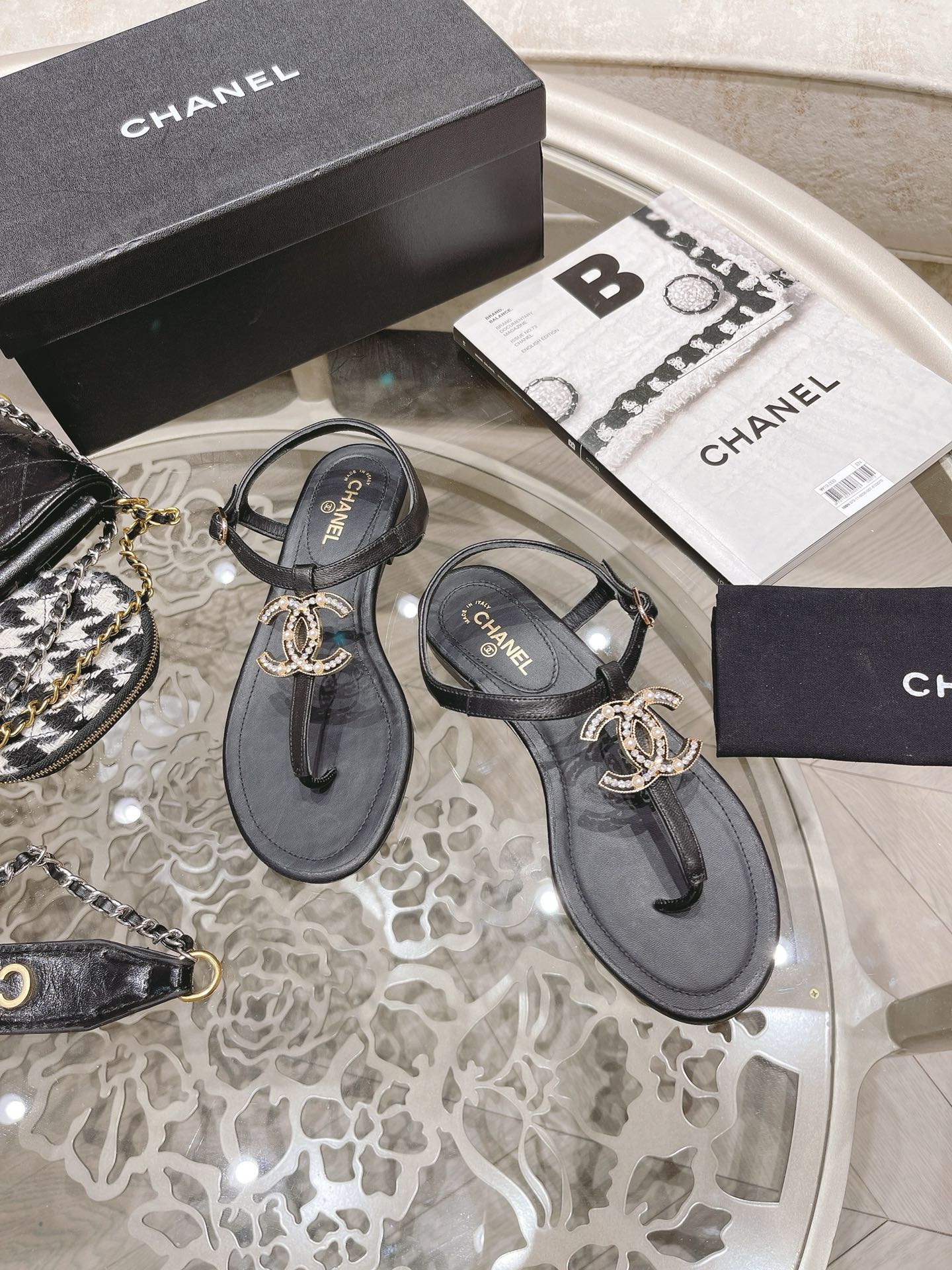 Women C*hanel Top Sandals