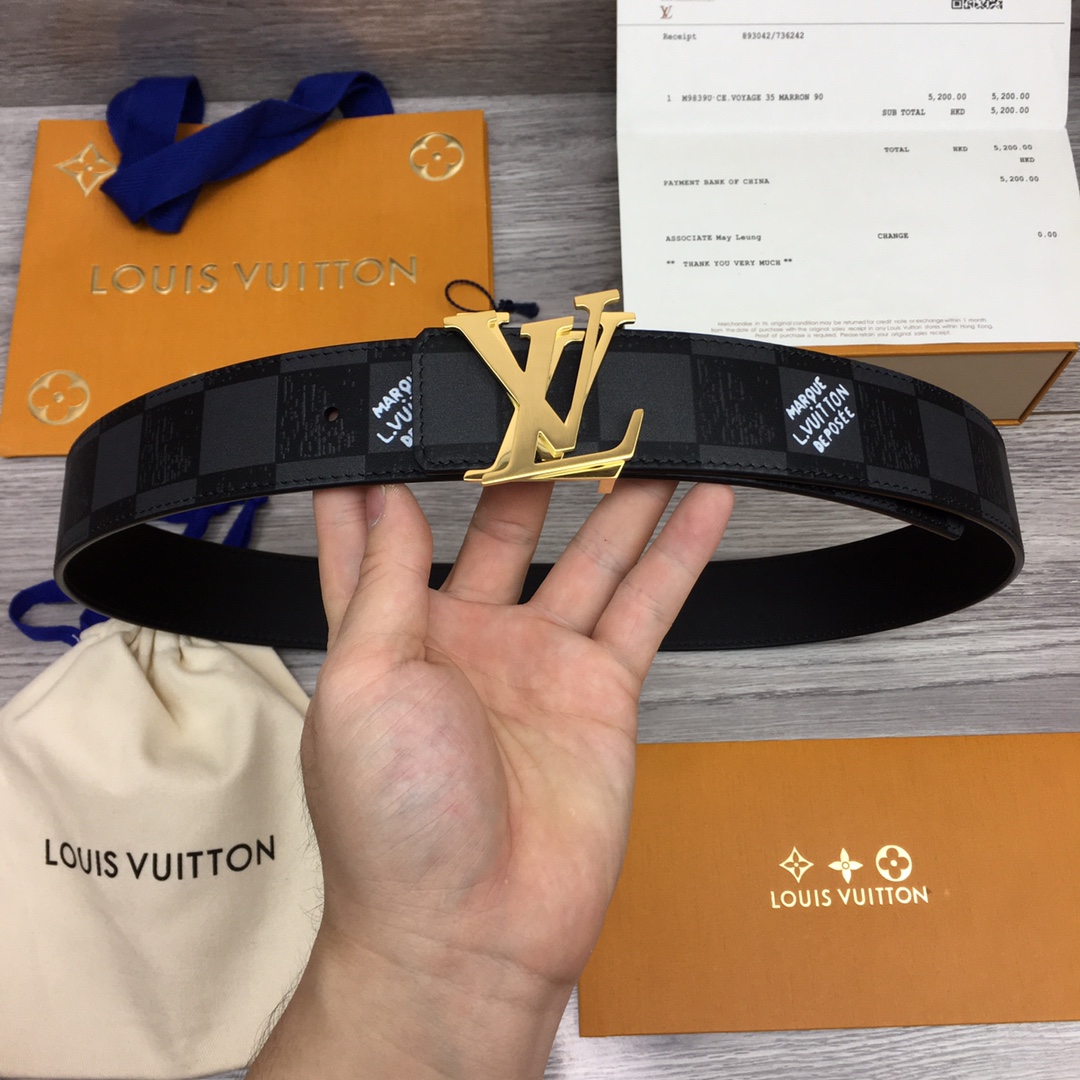 L*ouis V*uitton Belts Top Quality 40MM