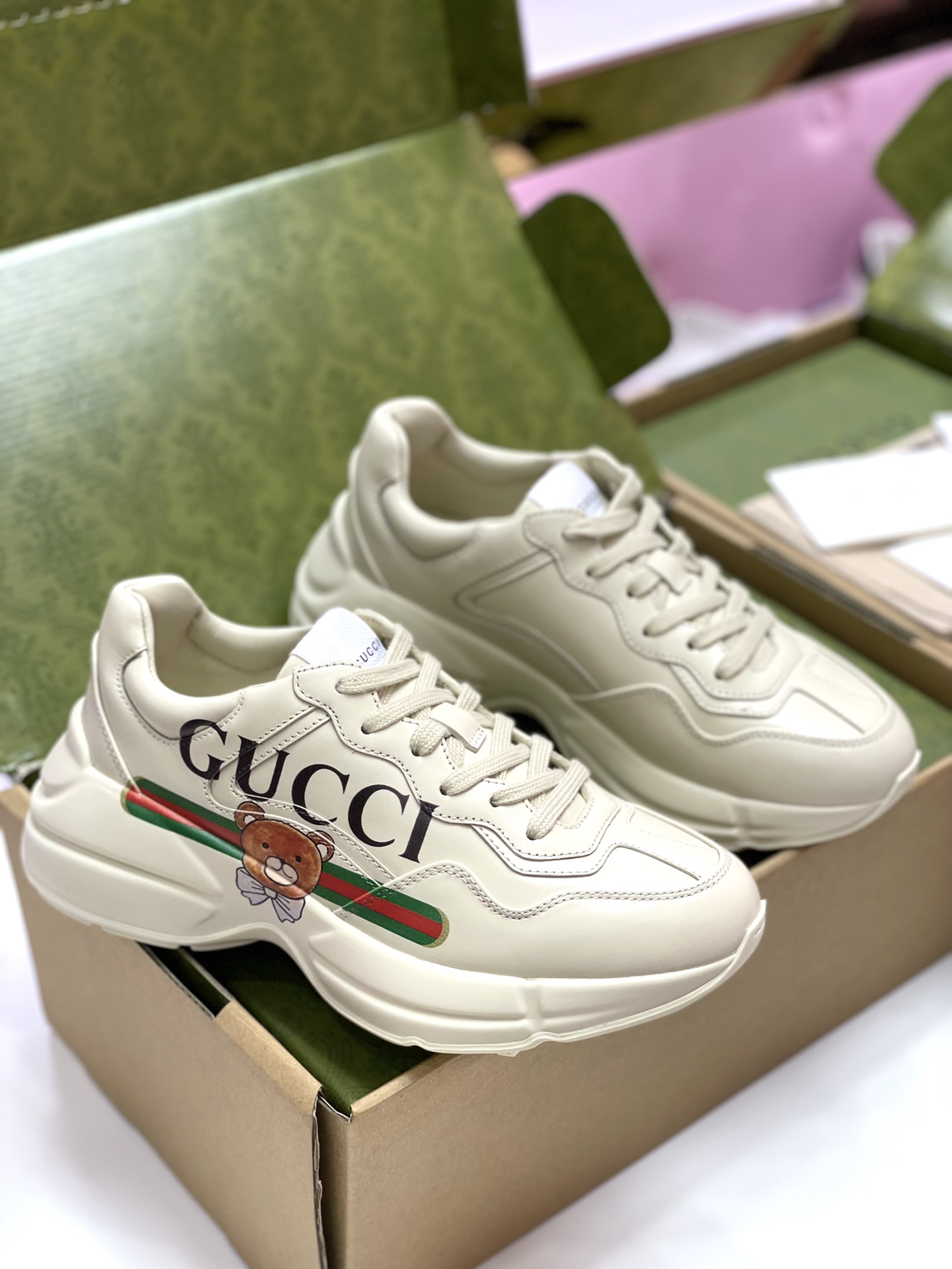 Men Women G*ucci Top Sneaker