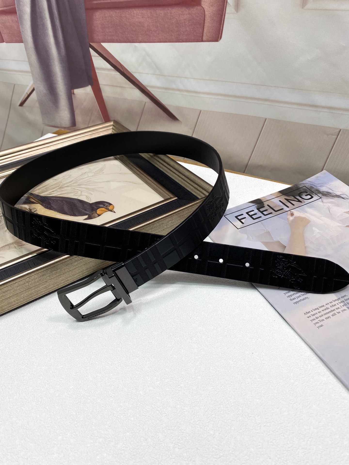 B*urberrry Belts Top Version 35MM